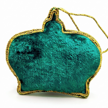 Load image into Gallery viewer, Velvet Crown Ornaments Handembroidered