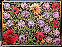 Load image into Gallery viewer, Hand embroidered floral bridal trousseau box.