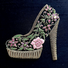 Load image into Gallery viewer, Navy Keepsake Box with Shoe