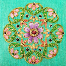 Load image into Gallery viewer, Teal Silk Keepsake Box