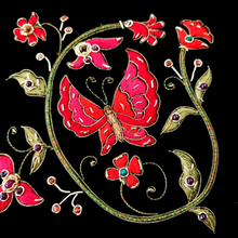 Load image into Gallery viewer, Butterfly Velvet Keepsake Box