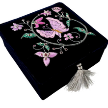 Load image into Gallery viewer, Butterfly Velvet Keepsake Box