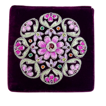 Load image into Gallery viewer, Purple Velvet Keepsake Box