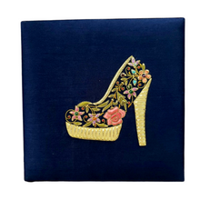 Load image into Gallery viewer, Navy Keepsake Box with Shoe

