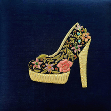 Load image into Gallery viewer, Navy Keepsake Box with Shoe