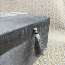 Load image into Gallery viewer, Gray Keepsake Box with Shoe