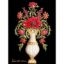 Load image into Gallery viewer, Red Flowers in Vase