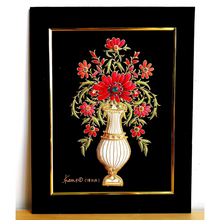 Load image into Gallery viewer, Red Flowers in Vase