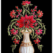 Load image into Gallery viewer, Red Flowers in Vase