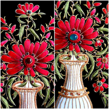 Load image into Gallery viewer, Red Flowers in Vase
