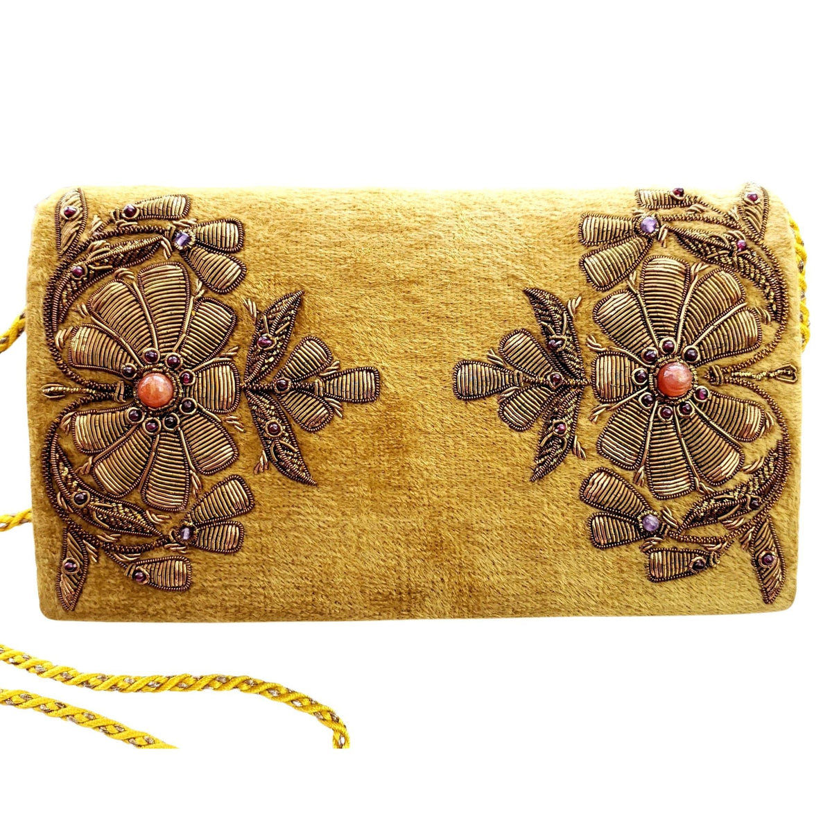 Antique discount gold clutch