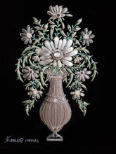 Load image into Gallery viewer, Turquoise Blue Flowers in Tall Vase