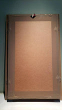 Load image into Gallery viewer, Rear view of framed art.