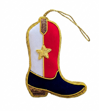 Load image into Gallery viewer, Texas Cowboy Boot Ornament
