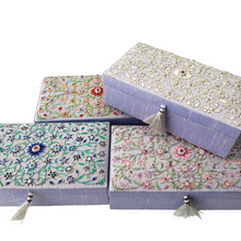 Load image into Gallery viewer, Bridal Silk Floral Keepsake Box
