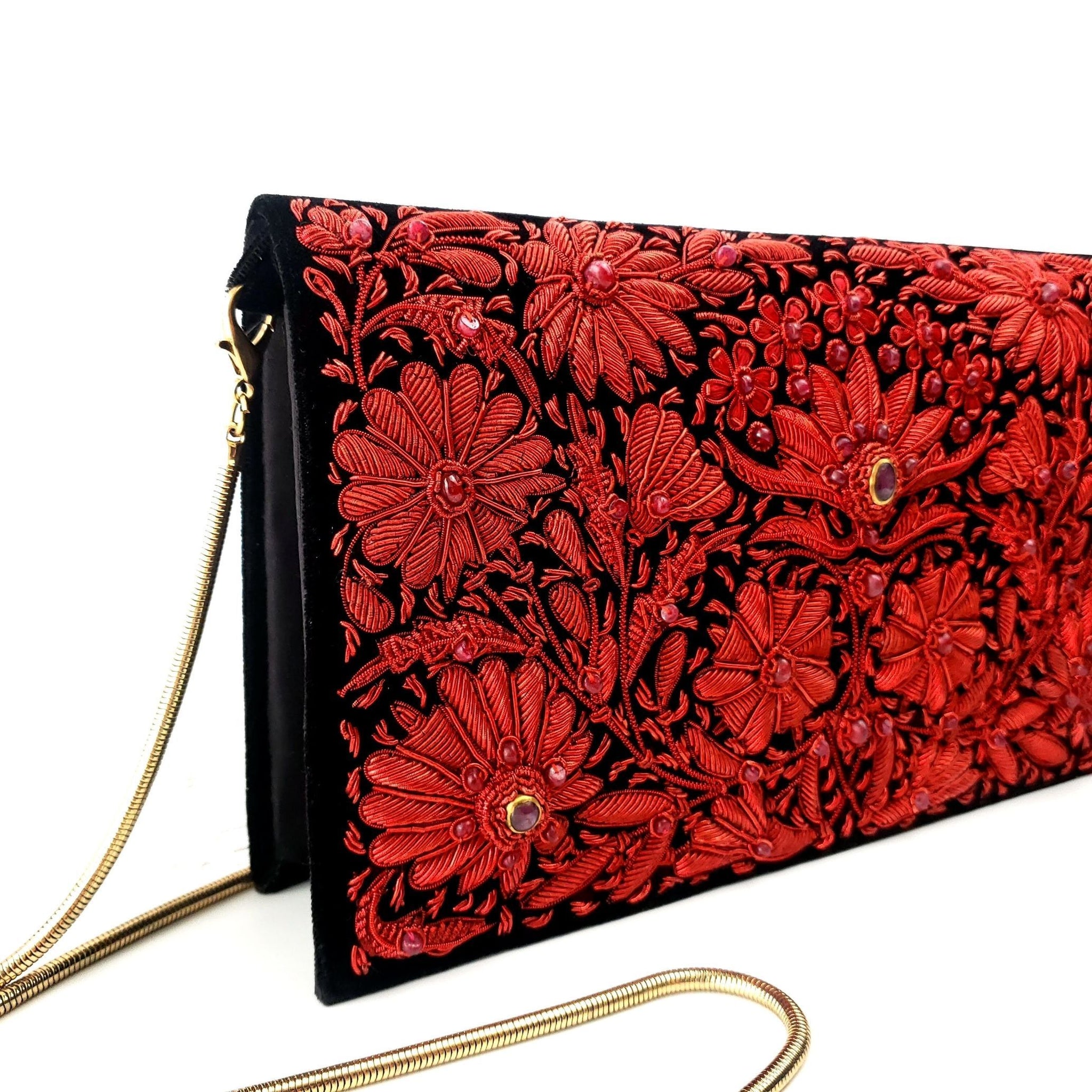 LONGING TO BUY Party, Casual Red Clutch Red-4 - Price in India |  Flipkart.com