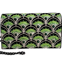 Load image into Gallery viewer, Art Deco Copper Embroidered Evening Bag

