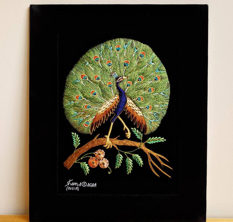 Resolution 794 Vintage Peacock Wall Art