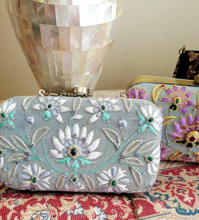 Bridal clutch bag online