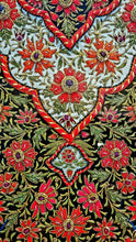 Load image into Gallery viewer, Red Floral Silk Tapestry
